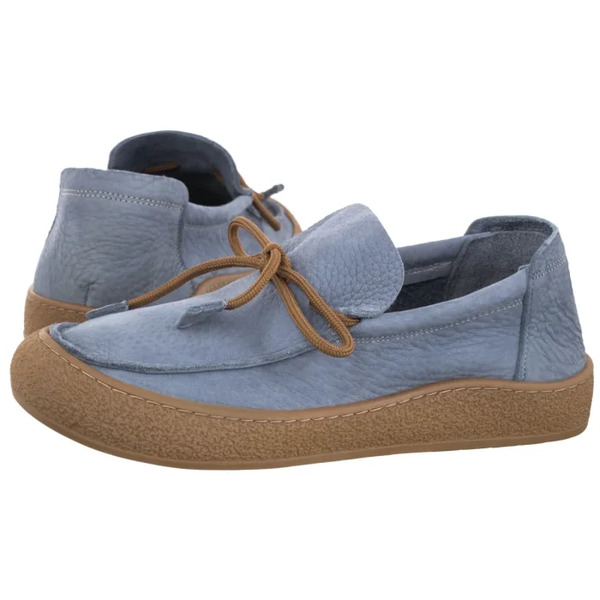  Nepeke Mokasyny Hakija Baby Blue Nubuck (np89-a) Nepeke 