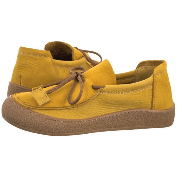  Nepeke Mokasyny Hakija Mustard Nubuck (np89-b) Nepeke 