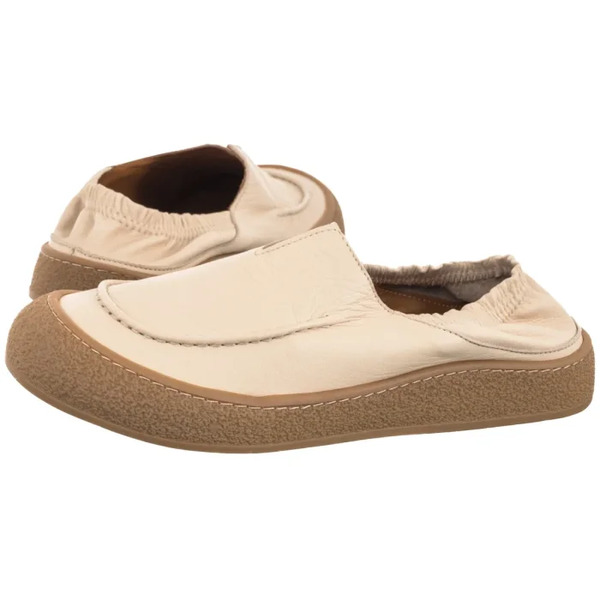  Nepeke Półbuty Adil Beige Leather (np85-a) Nepeke 