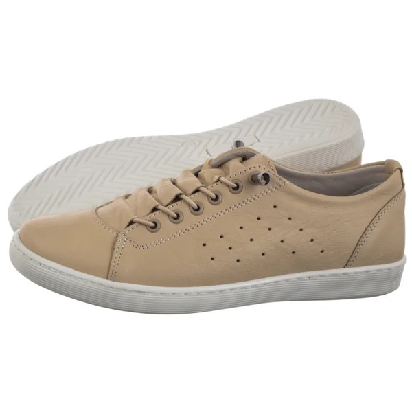  Nepeke Półbuty Anica Beige (np53-b) Nepeke 