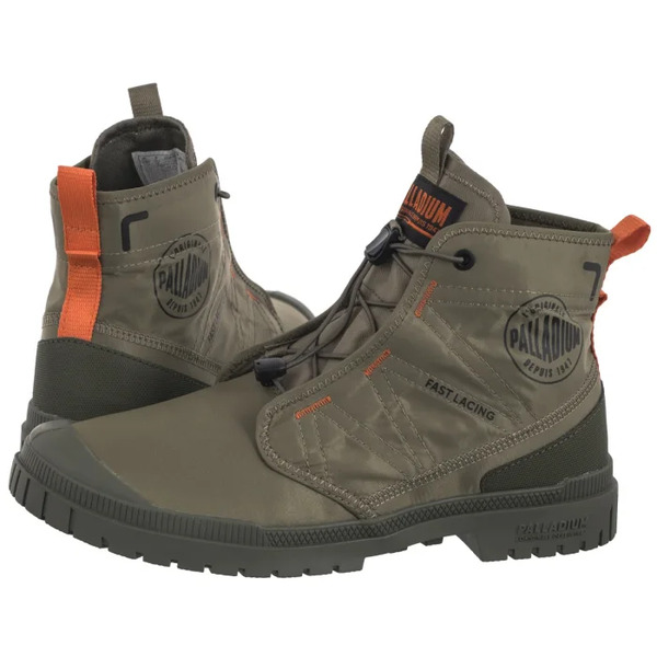  Palladium Trampki Sp20 Travel Hi Dusky Green 74476-377-m (pa142-a) Palladium 