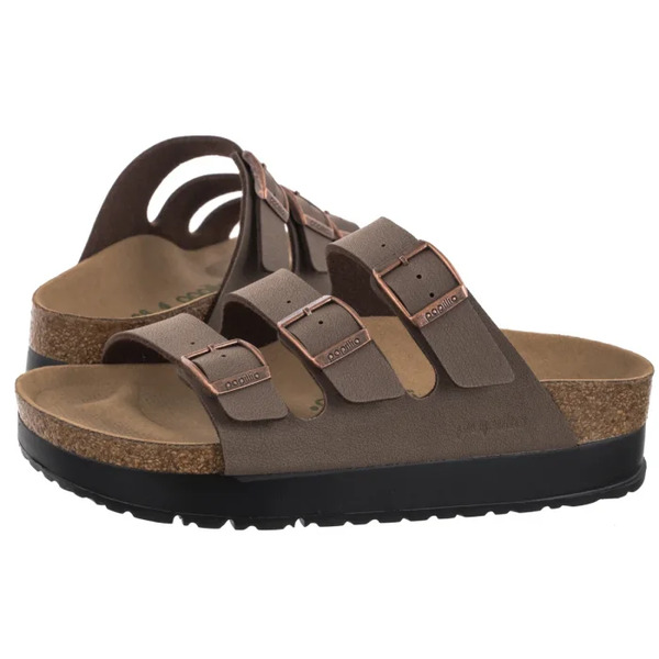  Papillio Klapki Florida Iii Pap Flex Platform Vegan Mocca 1029741 (pp20-b) Papillio 