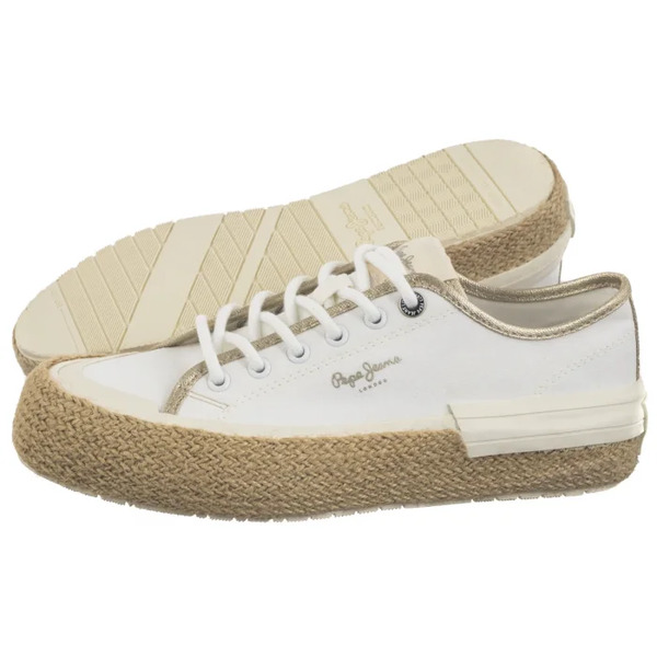  Pepe Jeans Espadryle Samoi Mix White Pls30595 800 (pe8-a) Pepe Jeans 