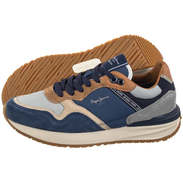  Pepe Jeans Sneakersy Buster Pro Combi M Ocean Blue Pms60041 588 (pe22-a) Pepe Jeans 