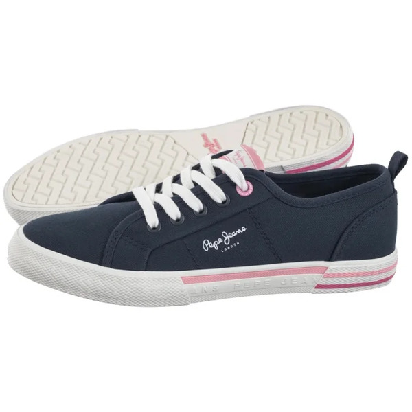  Pepe Jeans Tenisówki Brady Top G Navy Pgs30620 595 (pe28-a) Pepe Jeans 