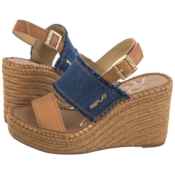  Replay Sandały Jess Band Gwp4g.000.c0026t Rp4g0026t 0220 Denim (rp20-a) Replay 