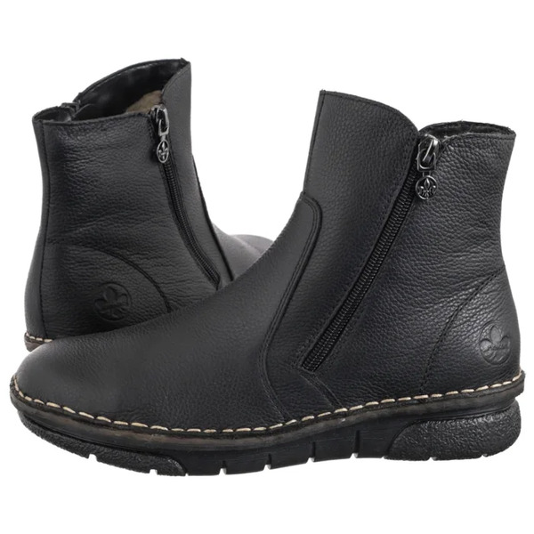  Rieker Botki Czarne 73365-00 Black (ri326-a) Rieker 