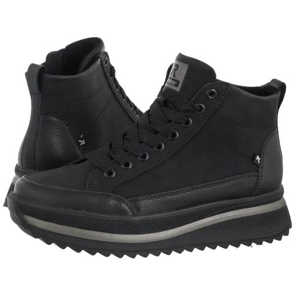  Rieker Botki Czarne W3871-00 Black (ri312-b) Rieker 