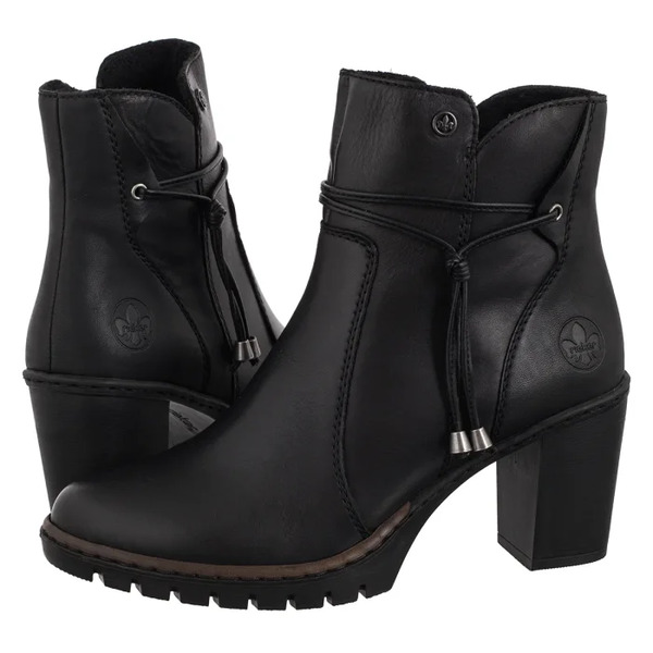  Rieker Botki Czarne Y2567-00 Black (ri291-a) Rieker 