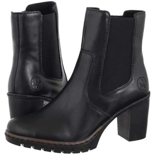  Rieker Botki Czarne Y2580-00 Black (ri309-a) Rieker 
