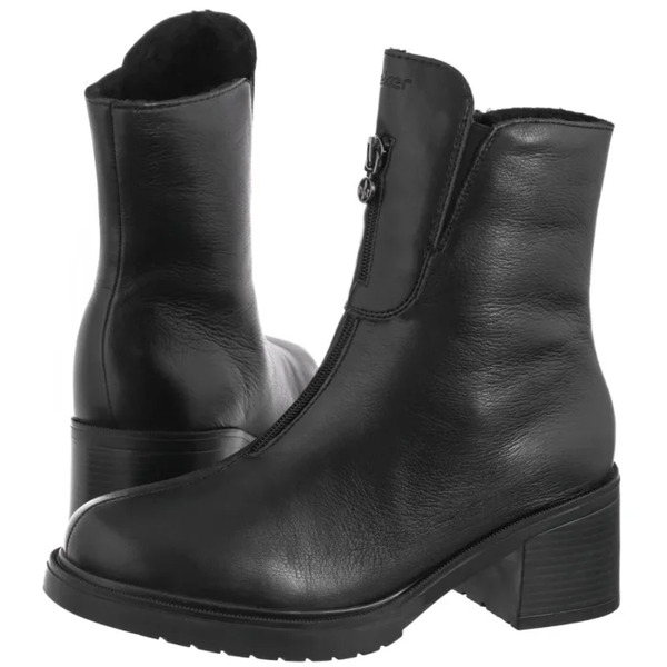  Rieker Botki Czarne Y5255-00 Black (ri335-a) Rieker 