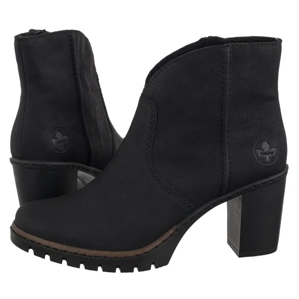  Rieker Botki Czarne Y2553-00 Black (ri289-b) Rieker 