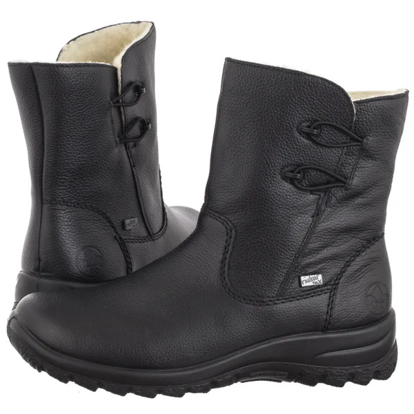  Rieker Botki Czarne Z7172-00 Black (ri139-b) Rieker 