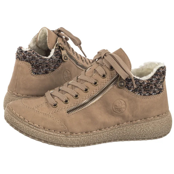  Rieker Półbuty Beżowe 50903-20 Beige (ri200-a) Rieker 