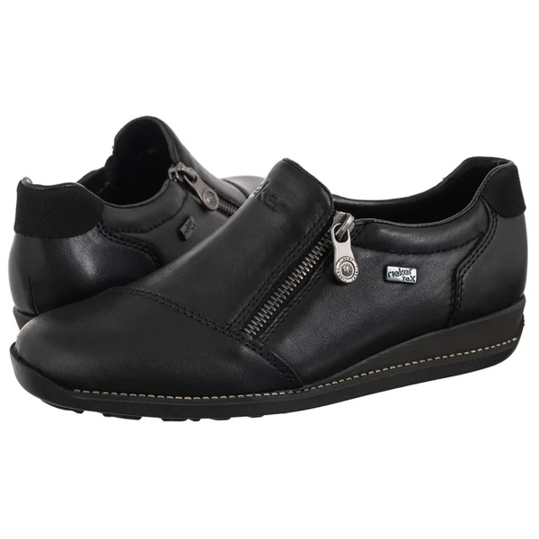  Rieker Półbuty Czarne 44265-00 Black (ri292-a) Rieker 
