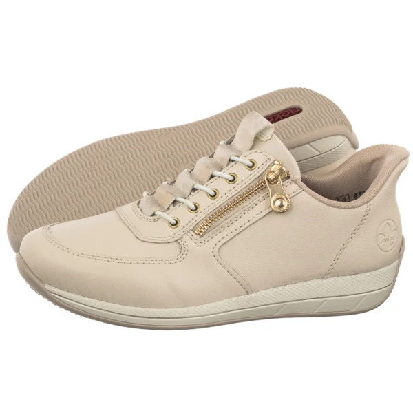  Rieker Sneakersy Beżowe N1156-60 (ri349-a) Rieker 
