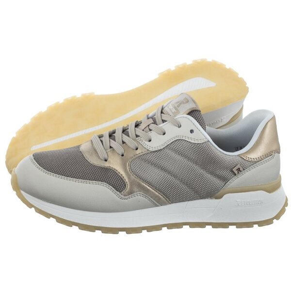  Rieker Sneakersy Beżowe W0601-62 Beige (ri106-a) Rieker 