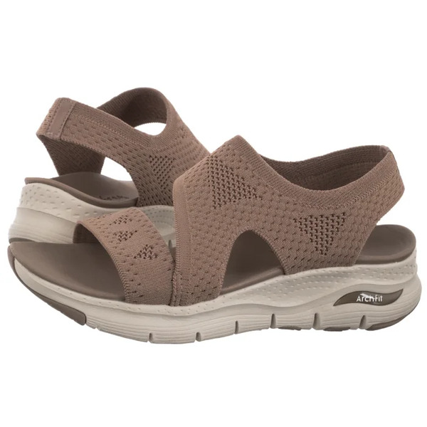  Skechers Sandały Arch Fit - Brightest Day Mocha 119458/moc (sk232-b) Skechers 