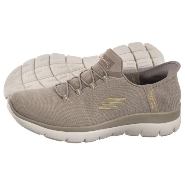  Skechers Slip-on Summits Classy Night Taupe/gold 150128//tpgd (sk241-a) Skechers 