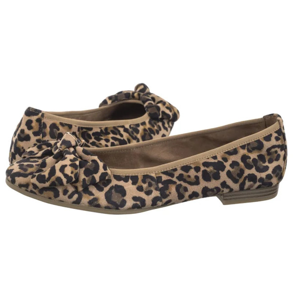  Tamaris Baleriny Beżowe 1-22141-44 360 Leopard (tm523-a) Tamaris 