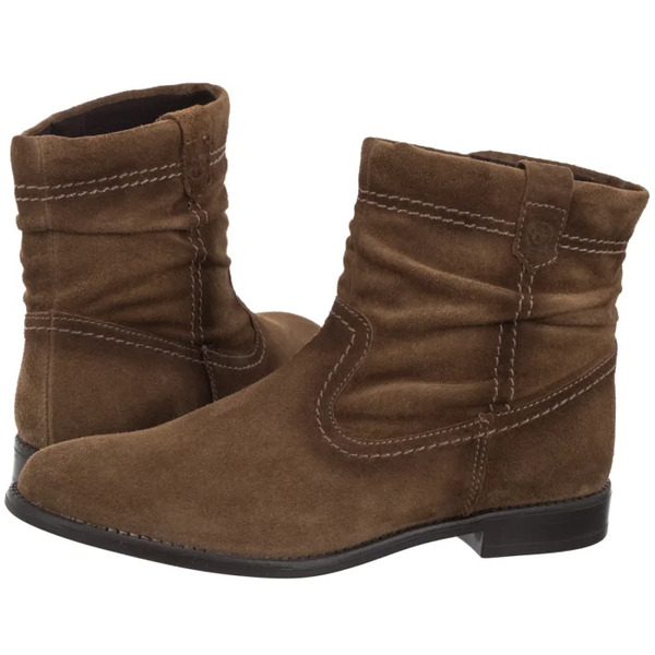  Tamaris Botki Brązowe 1-25305-45 300 Brown (tm556-a) Tamaris 