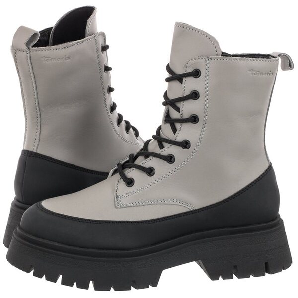  Tamaris Botki Szare 1-25230-39 208 Greylea./blk (tm419-a) Tamaris 