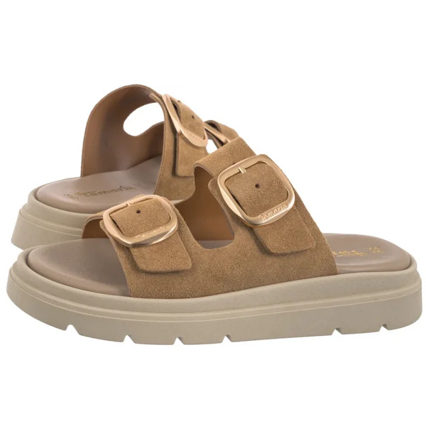  Tamaris Klapki Piaskowe 1-27239-42 346 Sand (tm542-a) Tamaris 