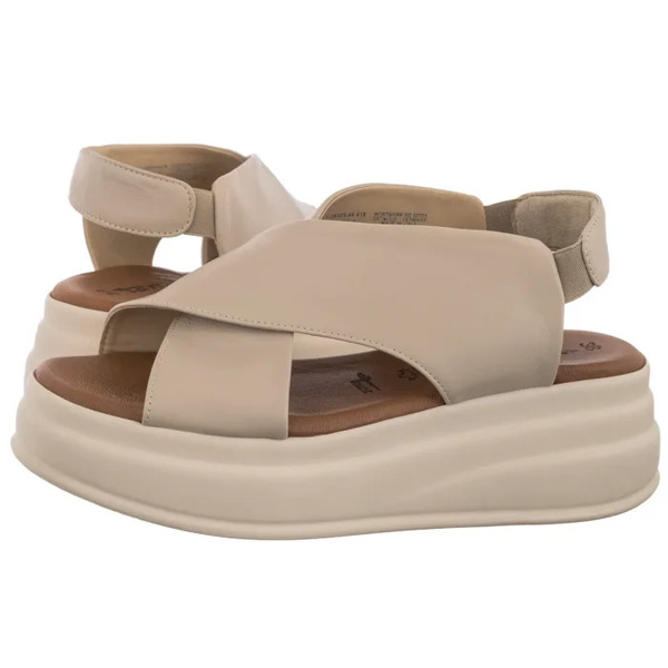  Tamaris Sandały Beżowe 1-28303-44 418 Ivory (tm538-a) Tamaris 