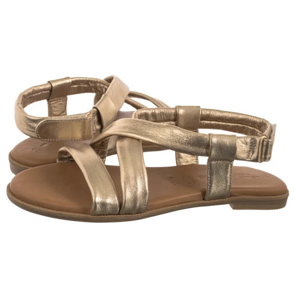  Tamaris Sandały Złote 1-28109-44 933 Light Gold (tm549-a) Tamaris 