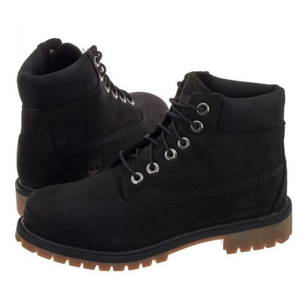  Timberland Trapery Youths 6 In Premium Wp Boot Black A11av (ti48-a) Timberland 