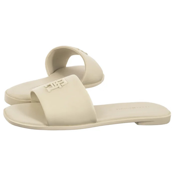  Tommy Hilfiger Klapki Th Logo Hardware Leather Mule Muslin Fw0fw08806 Acj (th1320-a) Tommy Hilfiger 