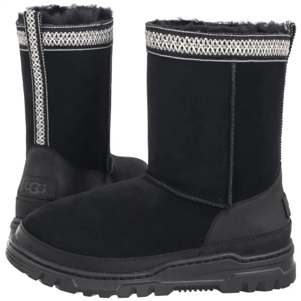  Ugg Śniegowce Kids Classic Short Trailgazer 1157694k Blk (ua121-a) Ugg 