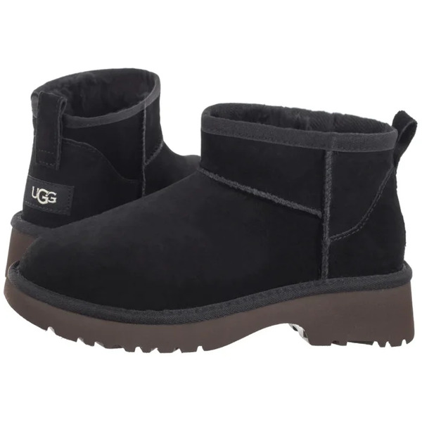 Ugg Śniegowce Kids Classic Ultra Mini New Heights 1157732k Blk (ua114-a) Ugg 