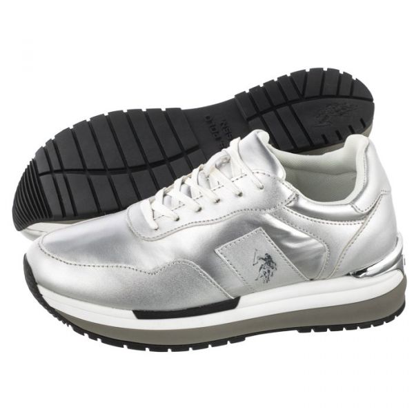  U.s. Polo Assn. Sneakersy Amy1 Met-sil Cher4195s0/ny1 (us38-a) U.s. Polo Assn. 