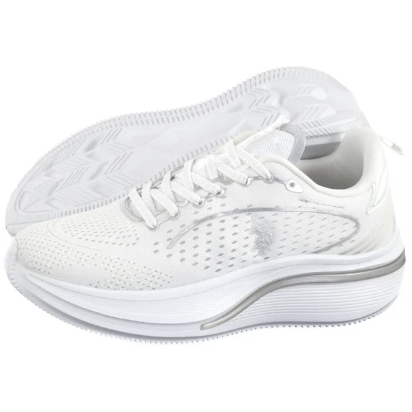  U.s. Polo Assn. Sneakersy Claude004 Whi-sil01 Claude004w/5my1 (us199-a) U.s. Polo Assn. 