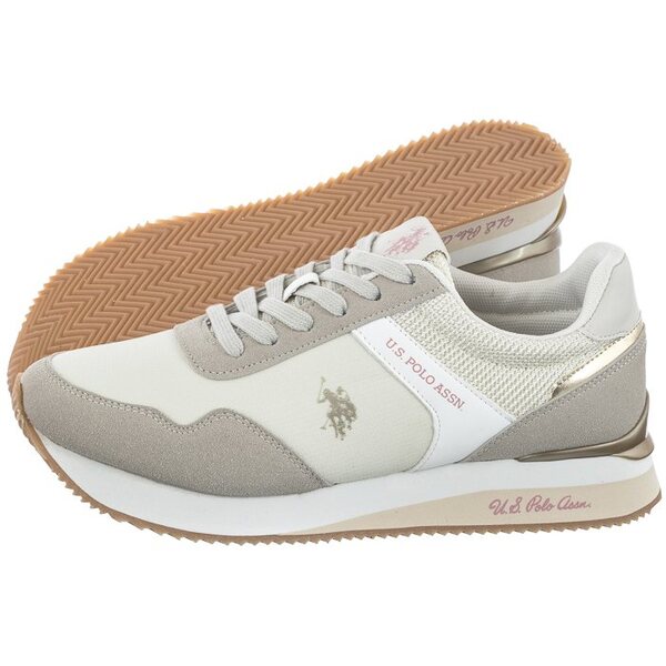  U.s. Polo Assn. Sneakersy Frisby001 Whi02 Frisby001w/3ms1 (us180-a) U.s. Polo Assn. 