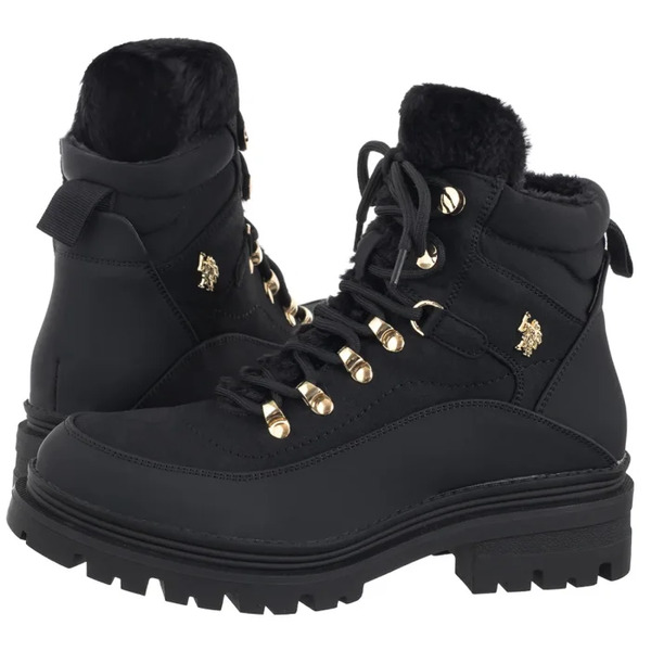  U.s. Polo Assn. Trapery Alicya001 Blk Alicya001w/dhy1 (us197-a) U.s. Polo Assn. 