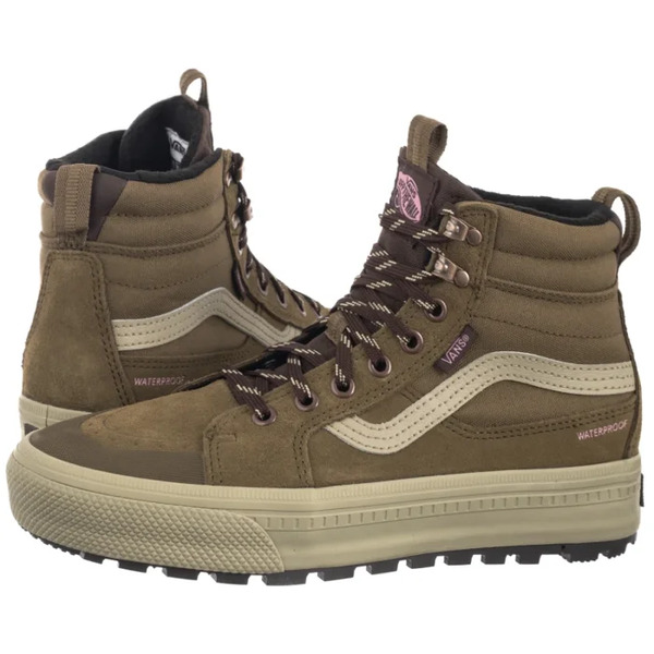  Vans Buty Mte Sk8-hi Waterproof Insulated Brown/pink Vn000daqrpk1 (va456-a) Vans 
