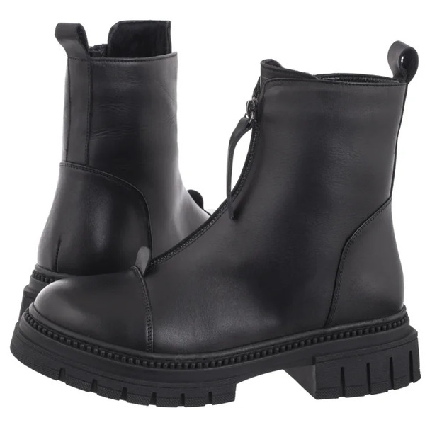  Venezia Botki Czarne H016leblobb045 (ve813-a) Venezia 