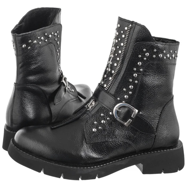  Venezia Botki Czarne L016leblob034 (ve799-a) Venezia 