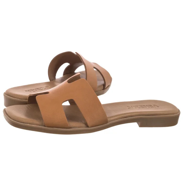  Venezia Klapki Brązowe B053lebrobk110 (ve846-a) Venezia 