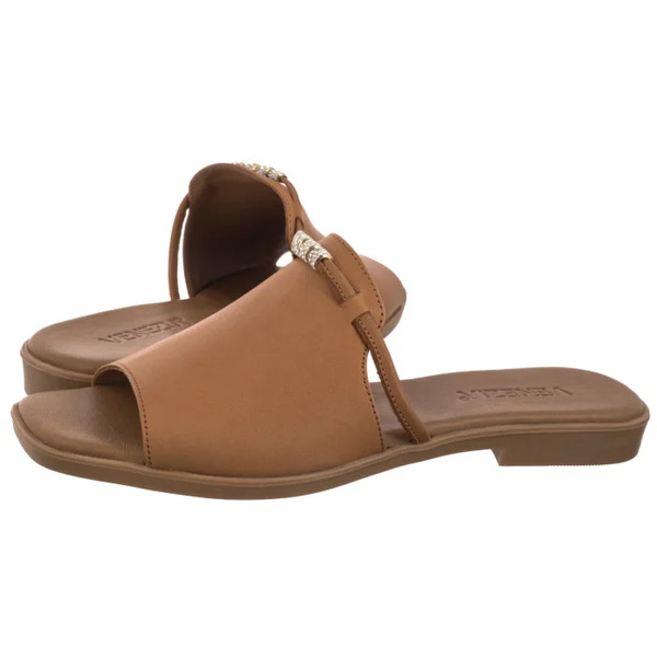  Venezia Klapki Brązowe B031lebrobk110 (ve853-a) Venezia 