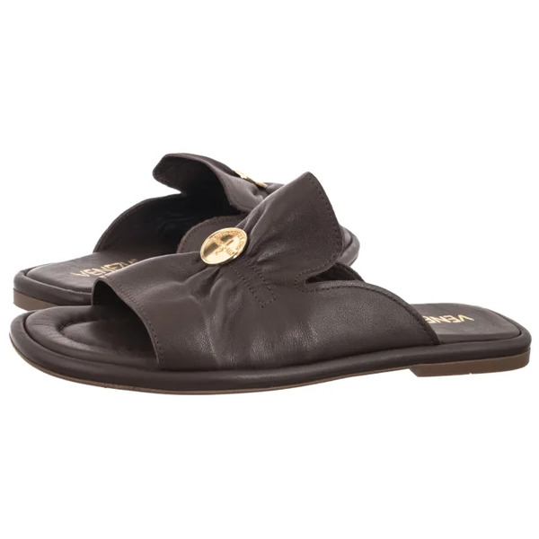 Venezia Klapki Brązowe V478-04564-01tdm (ve918-a) Venezia 
