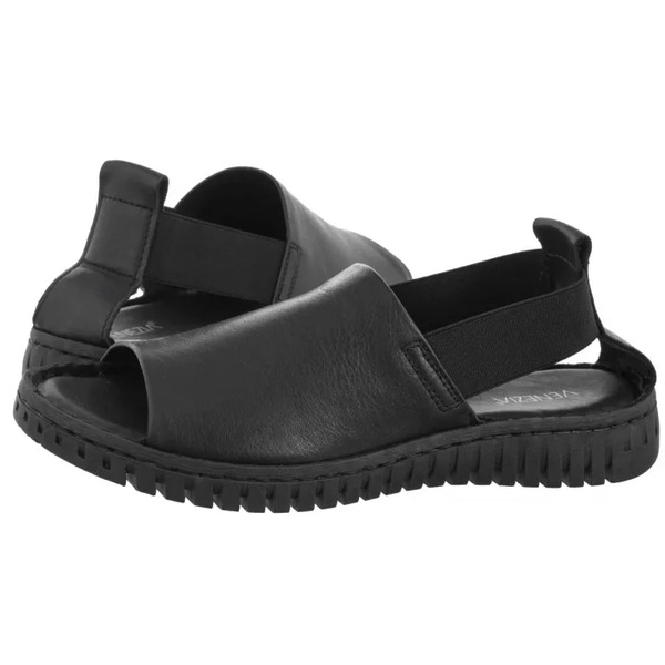  Venezia Sandały Czarne L022leblobs093 (ve838-d) Venezia 