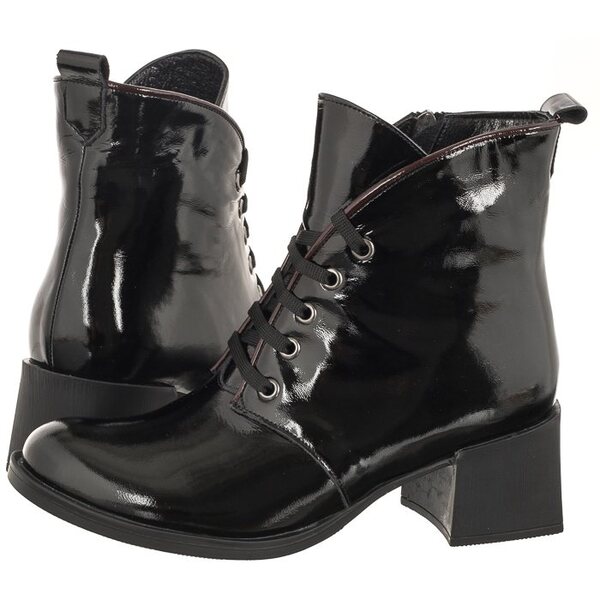  Venezia Trzewiki Czarne 012-123 Black (ve738-a) Venezia 