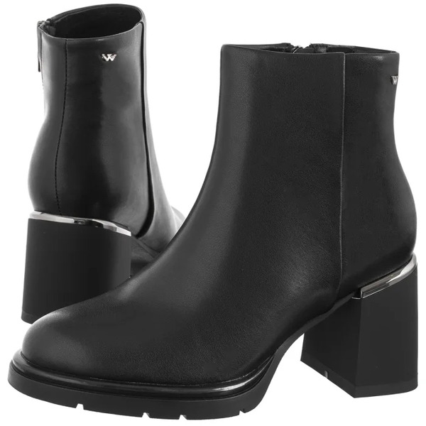  Wojas Botki Czarne 55340-51 (wo330-a) Wojas 