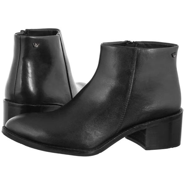  Wojas Botki Czarne 55351-51 (wo349-b) Wojas 