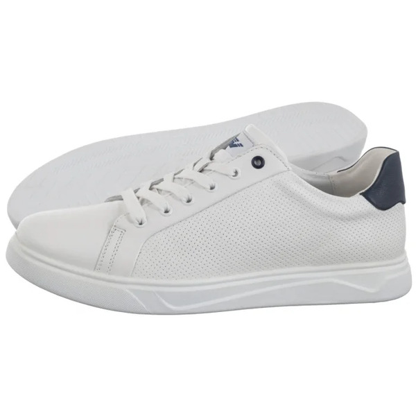  Wojas Sneakersy Białe/granatowe 10229-59 (wo287-a) Wojas 