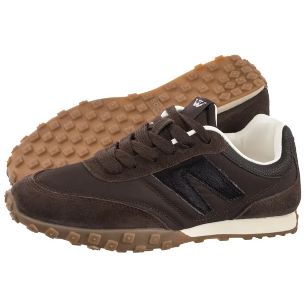  Wojas Sneakersy Brązowe 46374-82 (wo345-a) Wojas 