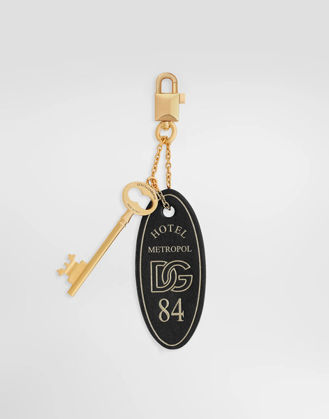  Dolce & Gabbana Dolce & Gabbana Calfskin Tassel Keychain - Woman Collection Black Onesize 
